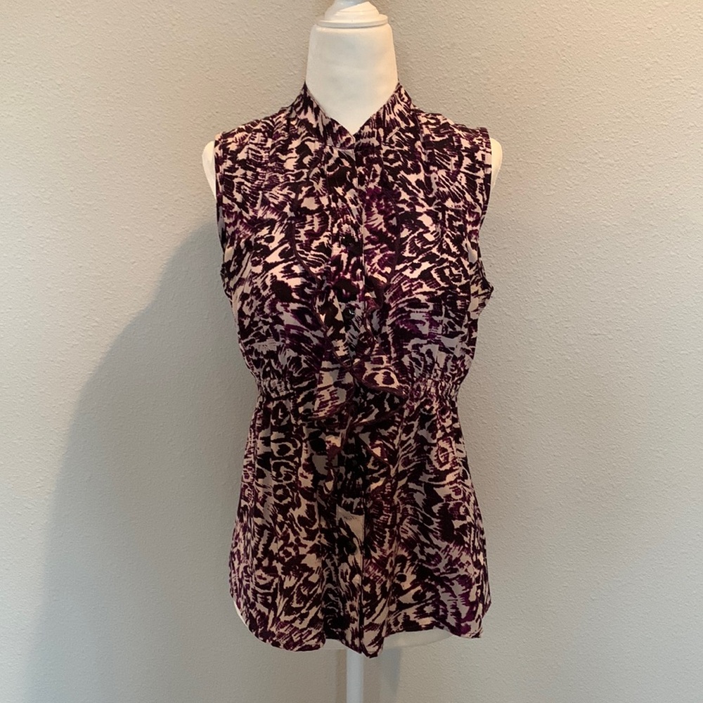 Sleeveless Ruffled Top